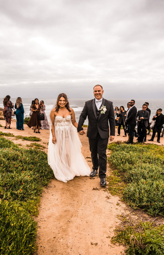 San Diego elopement at Sunset Cliffs